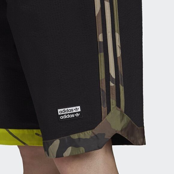 Adidas Originals Ryv Camo Shorts Sports Black GK5915 Men's Size Small S Belt - Picture 5 of 15